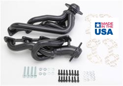 Hedman Black Ceramic Short Headers 04-07 Dodge Dakota 4.7L